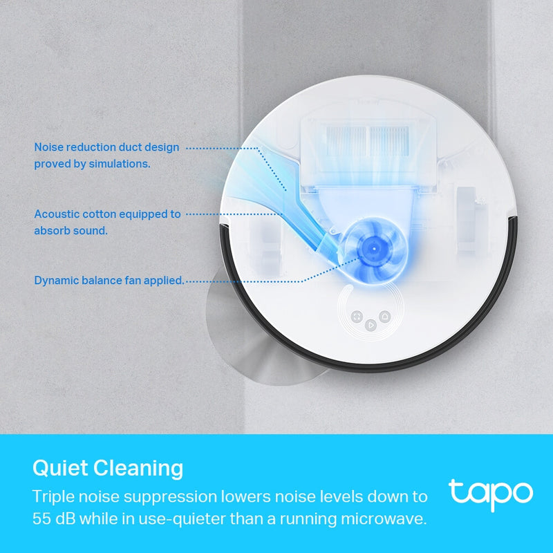 TP-Link Tapo LiDAR Navigation Robot Vacuum & Mop