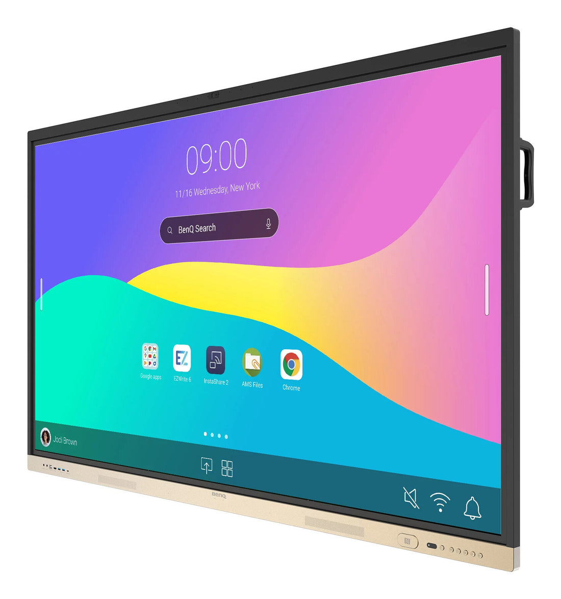 BenQ RE9804FV interactive whiteboard 2.49 m (98") 3840 x 2160 pixels Touchscreen Black - image 2