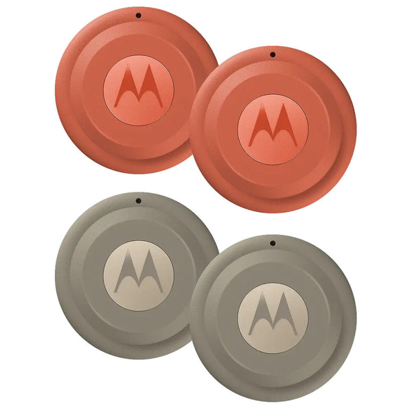 Motorola Moto Tag 2 - Universal Finder Green & Orange (4 Pack)
