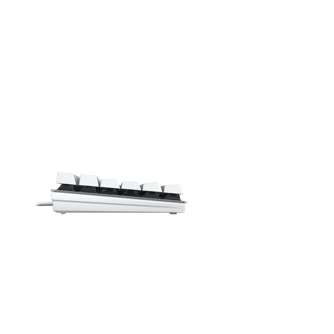 CHERRY KC 200 MX keyboard Universal USB QWERTZ German Silver, White - image 4