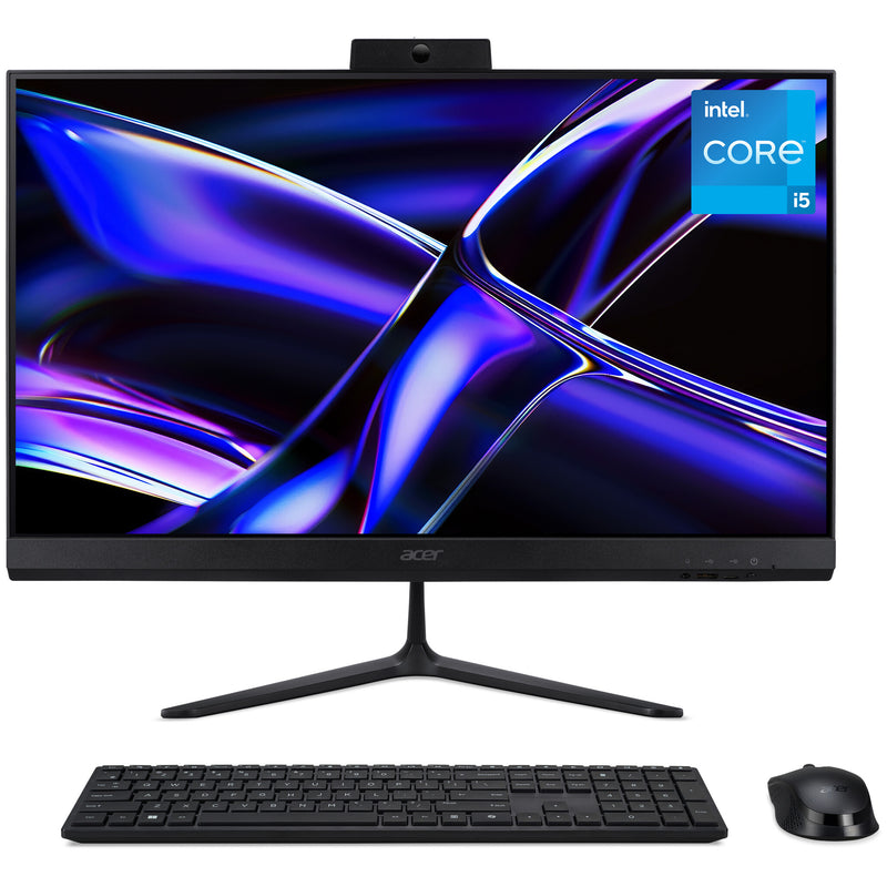 Acer Aspire C24-B All-in-One Desktop - Intel Core i5-13420H, 8GB, 512GB SSD, Integrated Graphics, 23.8" Full HD, Windows 11, Black