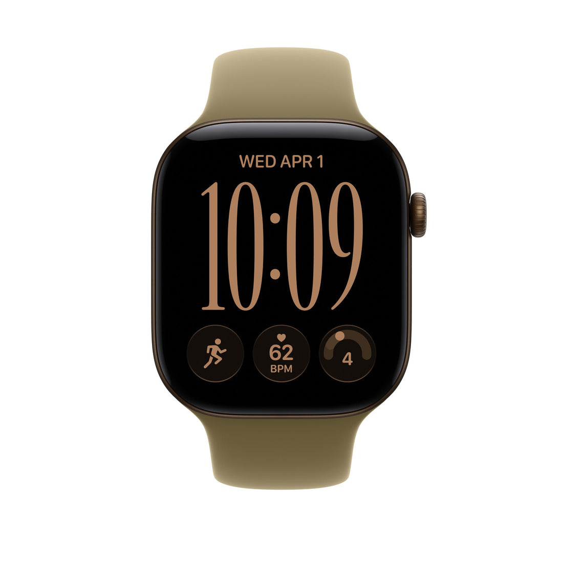 Apple 46mm Olive Sport Band - M/L - image 3