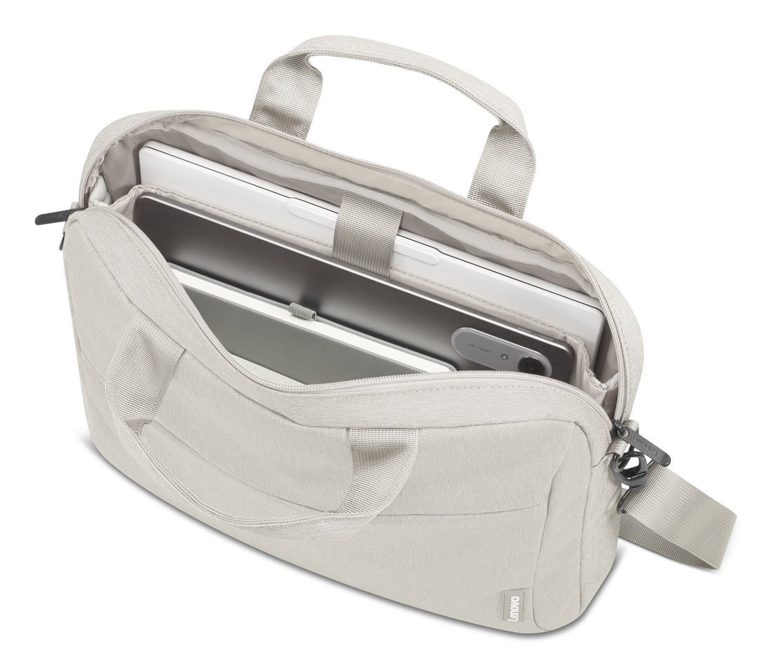 Lenovo GX41W44768 laptop case 16" Toploader bag Beige - image 2