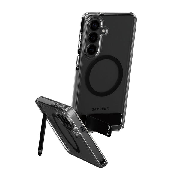 PanzerGlass CARE™ by ® Kickstand Case Transparent w. Qi Samsung Galaxy S26+