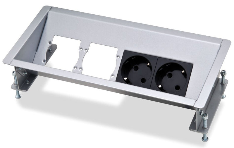 Kindermann 5301170000 outlet box Type F Black, Silver