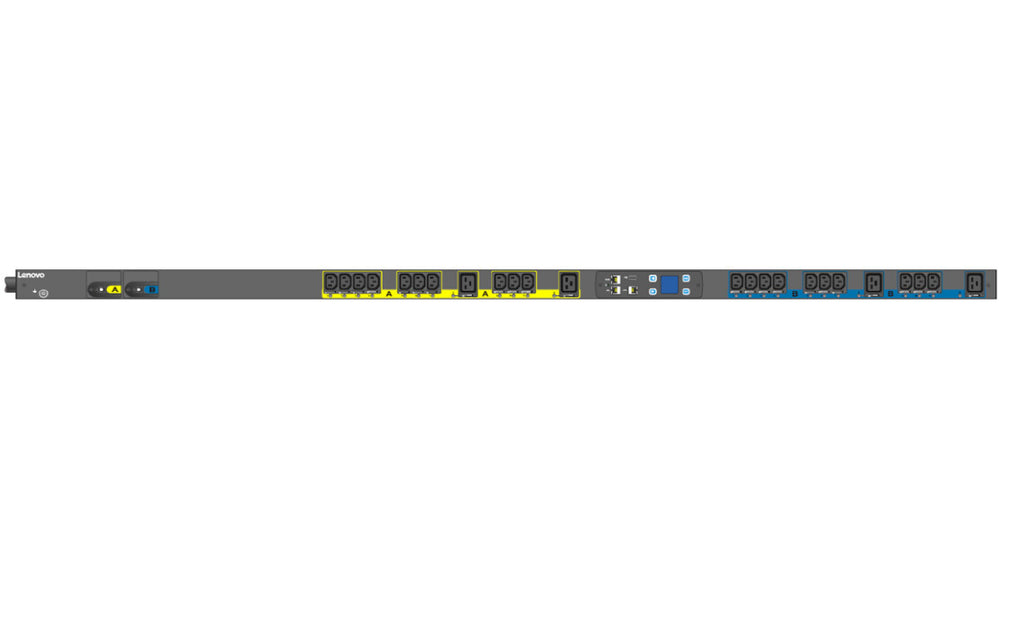 Lenovo 00YJ780 power distribution unit (PDU) 24 AC outlet(s) 0U | Back ...