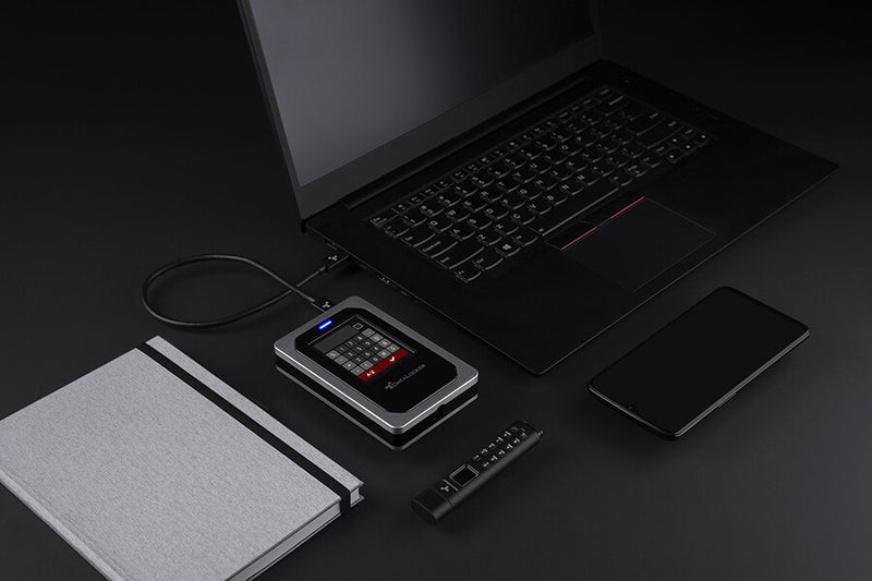 DataLocker DL4 FE, 15.3TB SSD, FIPS 140-3 L3, AES 256-bit, Touchscreen, USB 3.2 Gen 1