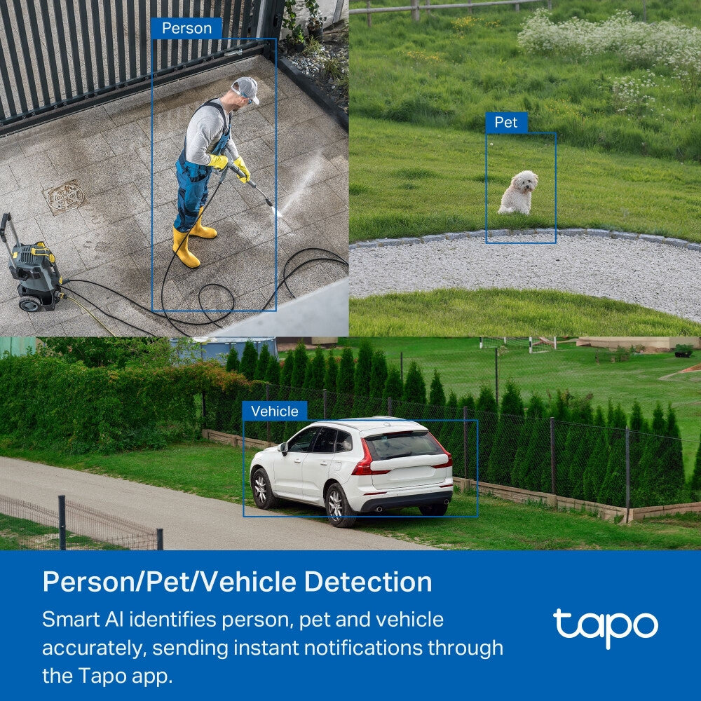 TP-Link Outdoor Pan/Tilt Security Wi-Fi Camera SPEC: 3K 5MP (2880x1620), 2.4 GHz, 2 × External Antennas, 1 × - image 9