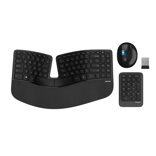 Incase Designed by Microsoft Sculpt Ergonomic Desktop keyboard Mouse i