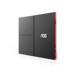 AOC 16G3 portable TV/monitor Portable monitor Black, Red 39.6 cm (15.6