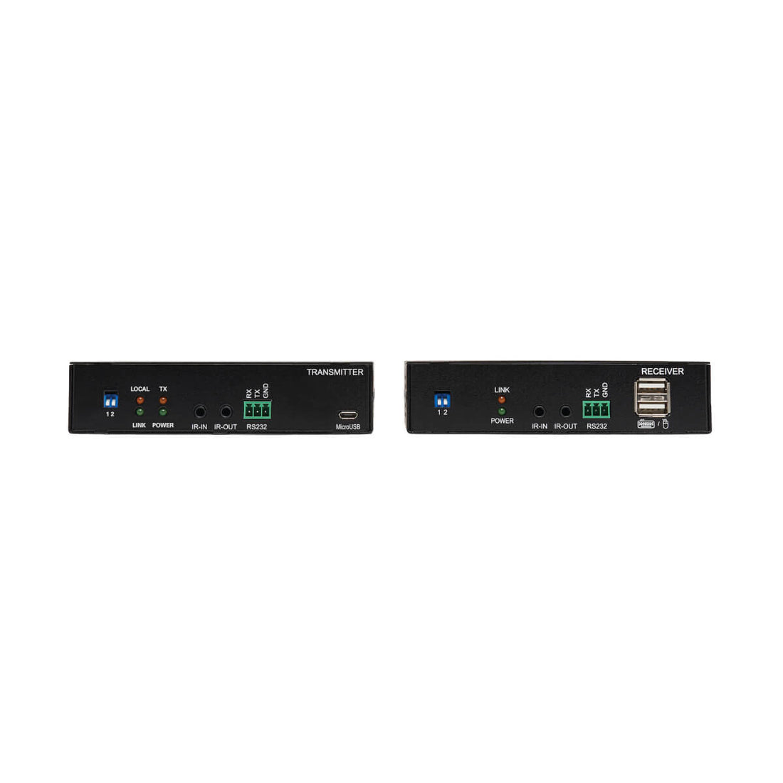 Tripp Lite B127F-1A1-MM-HH HDMI over Fiber Extender Kit, Transmitter/Receiver, 4K 60 Hz, 4:4:4, RS-232, IR - image 4