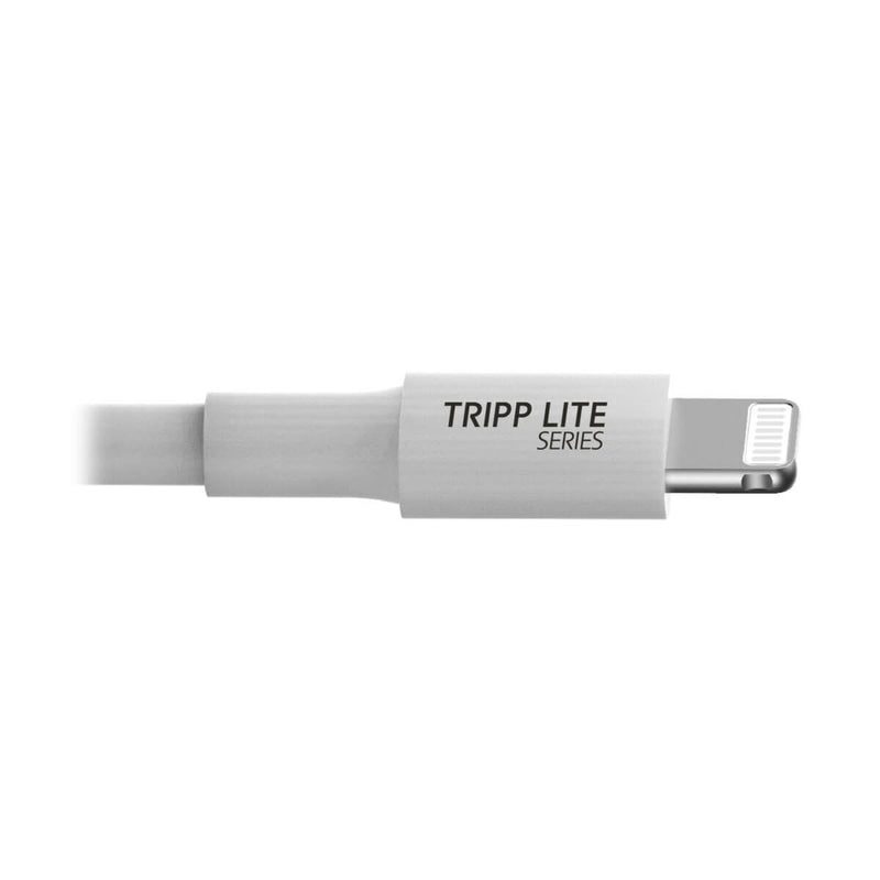 Tripp Lite M100-010-WH USB-A to Lightning Sync/Charge Cable (M/M) - MFi Certified, White, 10 ft. (3 m)