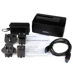 StarTech.com Single Bay USB 3.1 to SATA Hard Drive Docking Station, USB 3.1 (10 Gbps) Hard Drive Dock, External 2.5/3.5