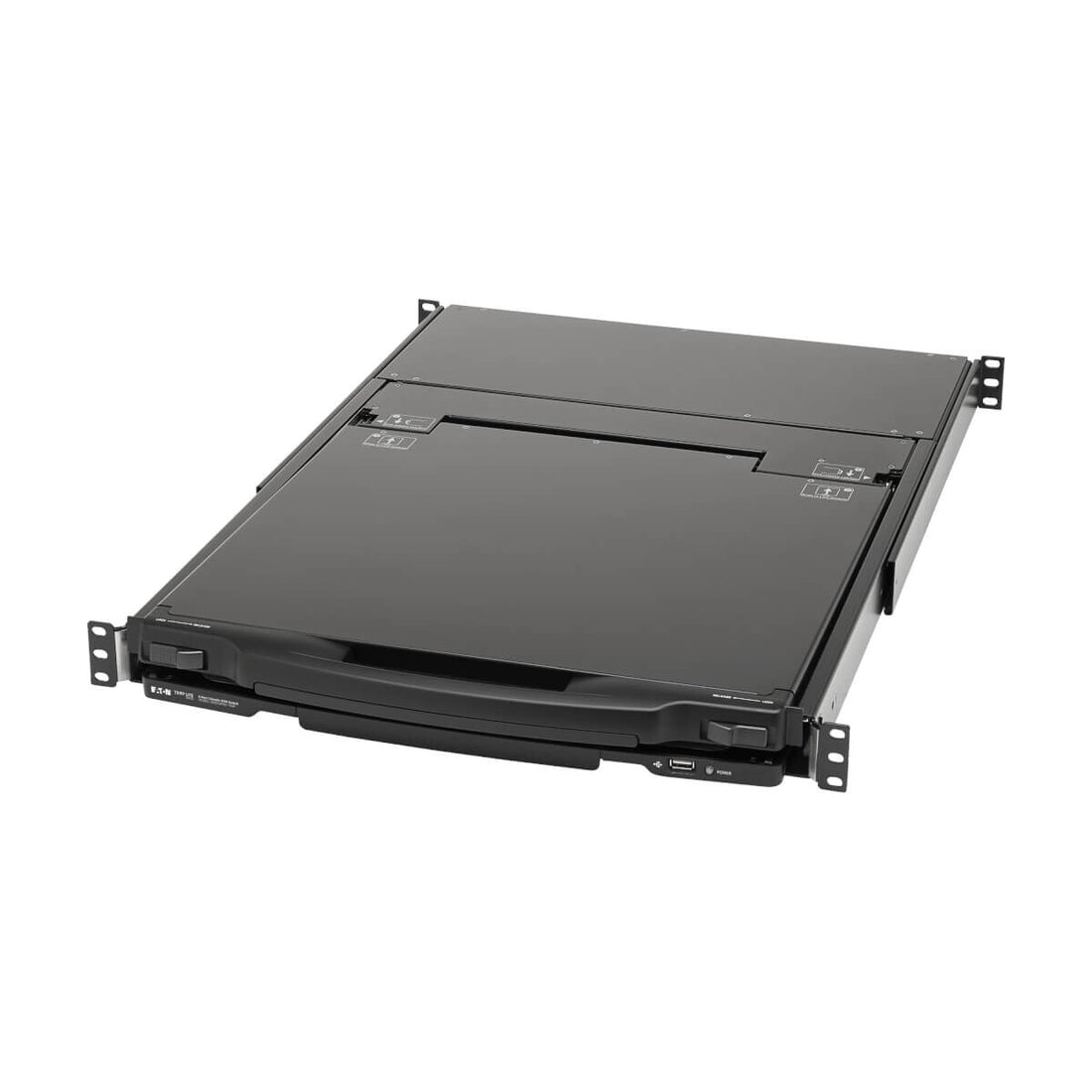 Tripp Lite B030-DP08-17DIP NetDirector 8-Port DisplayPort KVM Switch Console with 17 in. LCD, IP Remote Access, Dual Rail, 1U Rack-Mount