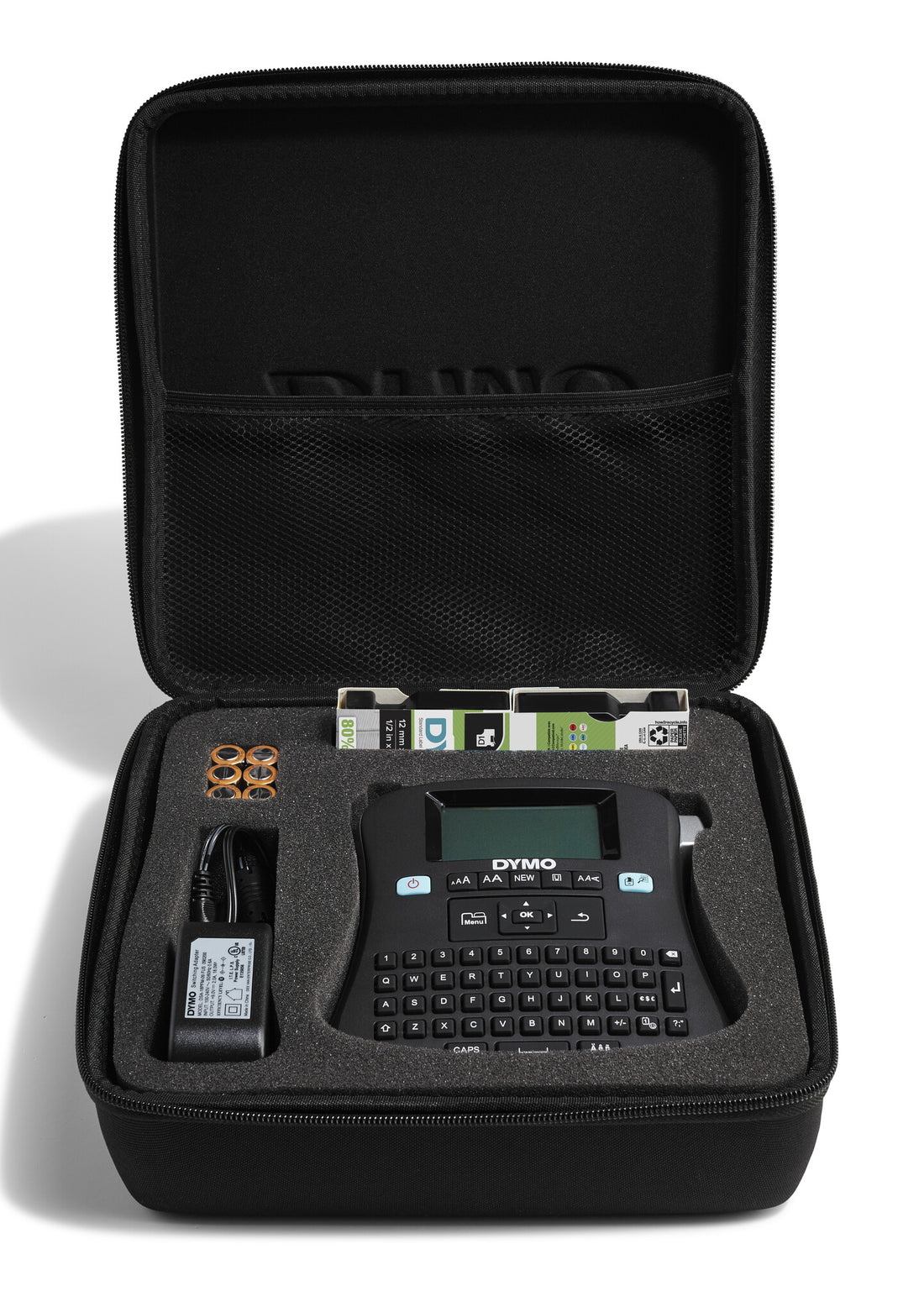 DYMO LabelManager 210D+ Handheld Label Maker Kit | QWERTY Keyboard | with 12mm Black on White D1 Labels - image 9