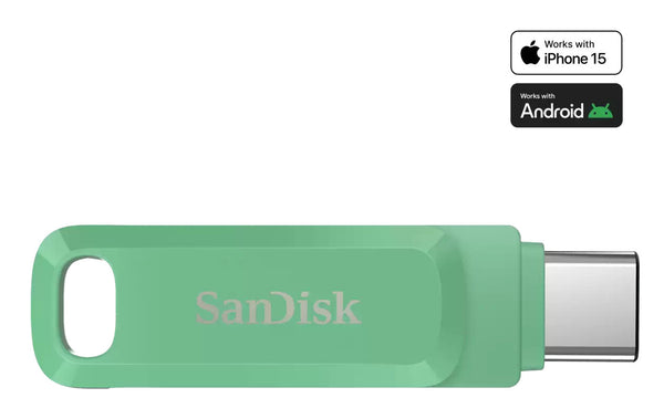 SanDisk Ultra Dual Drive Go USB flash drive 512 GB USB Type-C 3.2 Gen 1 (3.1 Gen 1) Green