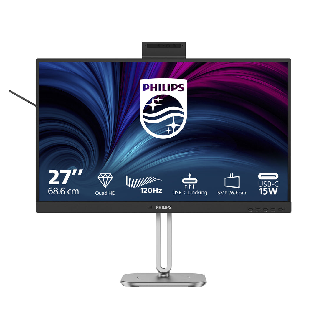 Philips 4000 series 27B2U4601H/00 computer monitor 27" 2560 x 1440 pixels Quad HD LCD Black - image 2