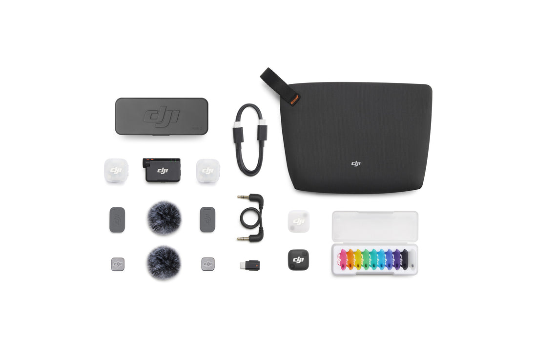 DJI Mic Mini 2 Wireless Microphone System with Charging Case (2TX+1RX)