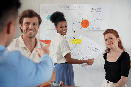Nobo Frameless Magnetic Modular Whiteboard 450x450mm - image 2