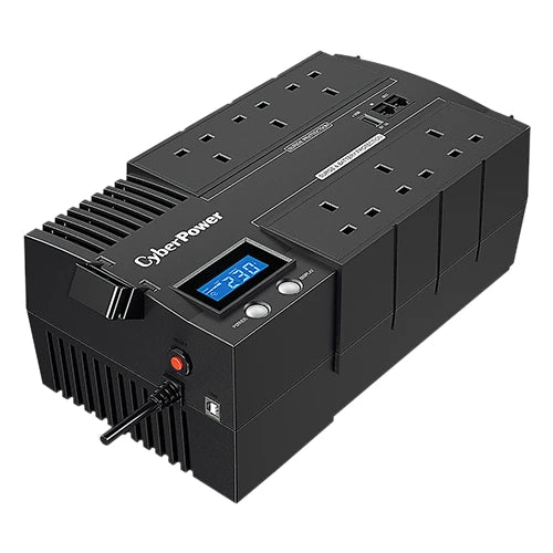 CyberPower BR1200ELCD Desktop UPS Uninterruptible Power Supply - 6 Outlets (720W/1200VA)
