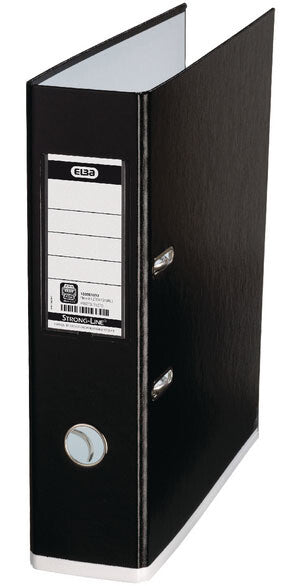 Elba 100081033 ring binder A4 Black, White