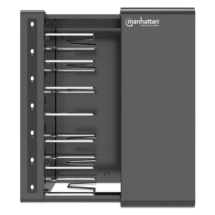 Manhattan Laptop Charging Cabinet Desktop via USB-C 16" 7-bay via USB-C 65W, Suitable for USB-C laptops (to - image 3