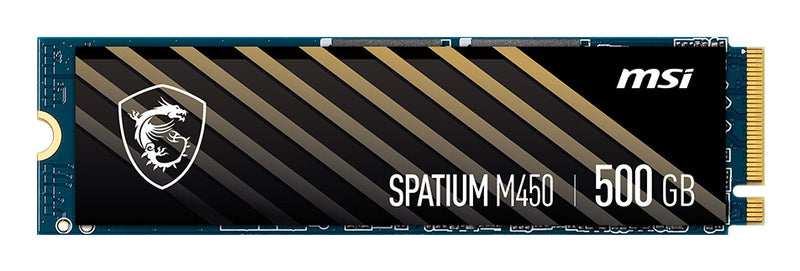 MSI Spatium M450 PCIe 4.0 NVMe M.2 500GB PCI Express 4.0 3D NAND
