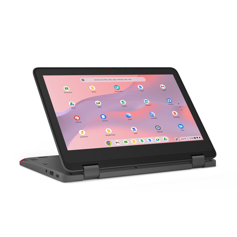 Lenovo 300e Yoga Chromebook Gen 4 MediaTek Kompanio 520 29.5 cm (11.6") Touchscreen HD 8 GB LPDDR4x-SDRAM 64 GB eMMC Wi-Fi 6 (802.11ax) ChromeOS UK English Grey