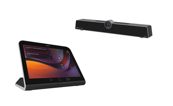 AudioCodes RXV81 Video Collaboration Bar peripheral Bundle 10 with RX-PAD Room Touch Controller