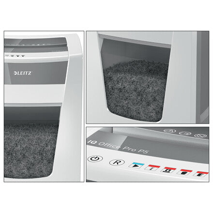 Leitz IQ Office Pro paper shredder Micro-cut shredding 55 dB 23 cm White - image 6