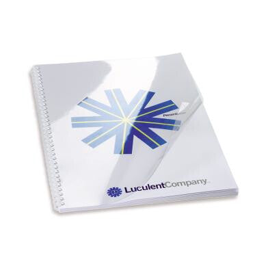GBC Binding Cover HiClear PVC A4 250 Micron Super Clear