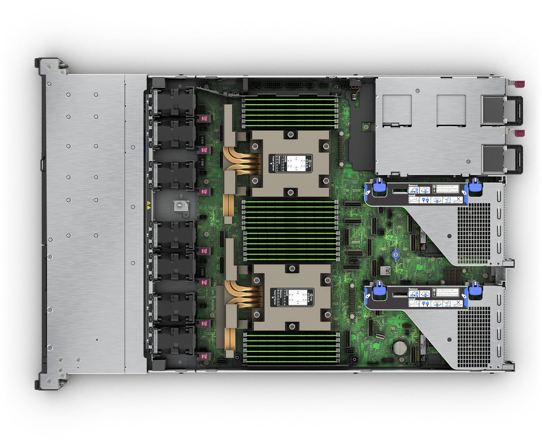 HPE ProLiant DL365 Gen11 9115 2.6GHz 16c 1P 2x32GB-R 8SFF MR408i-o NC BCM57416 2x1000W PS EU Server - image 3