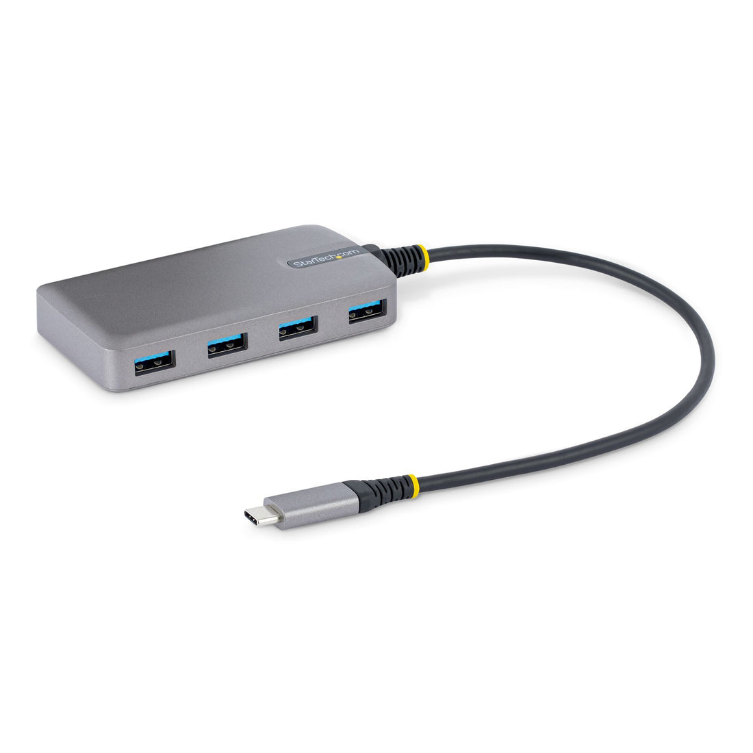 StarTech.com 4-Port USB-C Hub - 5Gbps - Bus Powered - USB C to 4x USB-A Hub w/ Optional Auxiliary Power Input