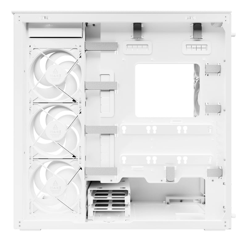 ARCTIC Xtender VG (White) Premium E-ATX PC Case with Vertical GPU Mounting