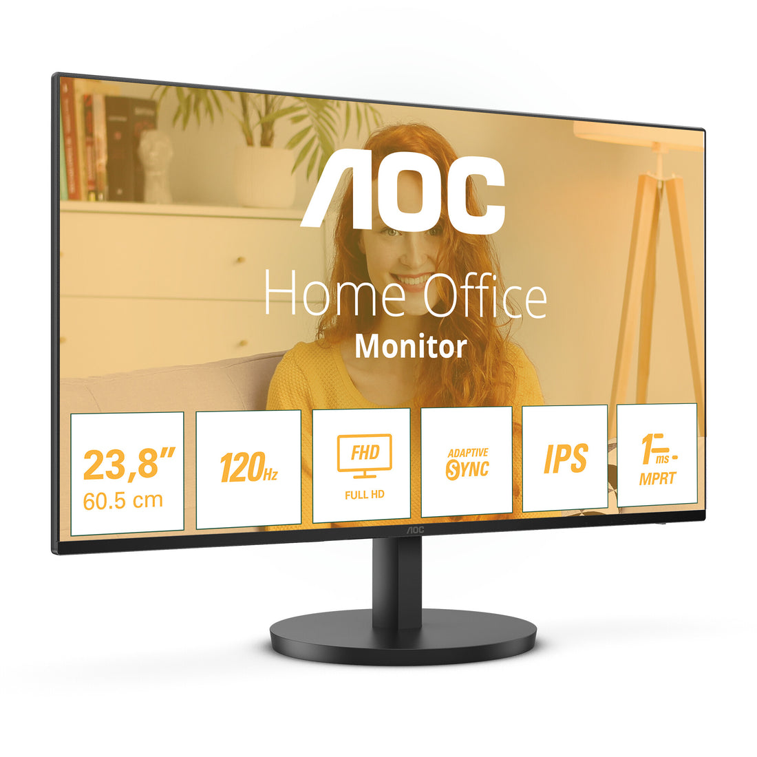 AOC 24B3HA2 computer monitor 23.8" 1920 x 1080 pixels Full HD LED Black - image 2