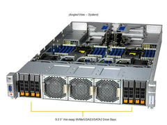 Supermicro SYS-241H-TNRTTP server barebone Intel C741 LGA 4677 (Socket E) Rack (2U) Silver
