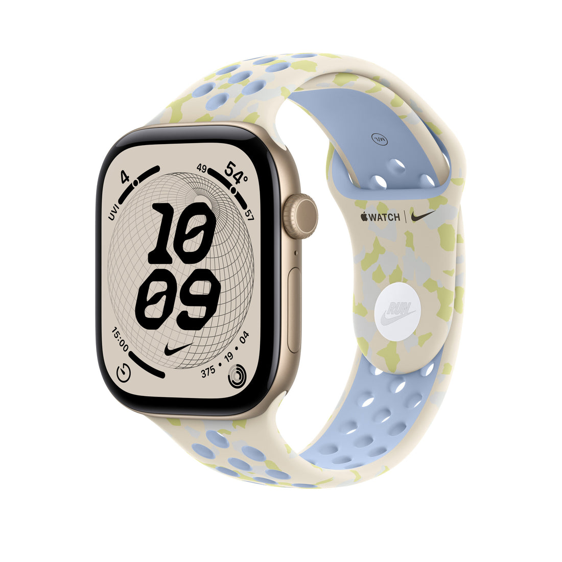 Apple 46mm Chalk Calm Nike Sport Band - S/M - image 2