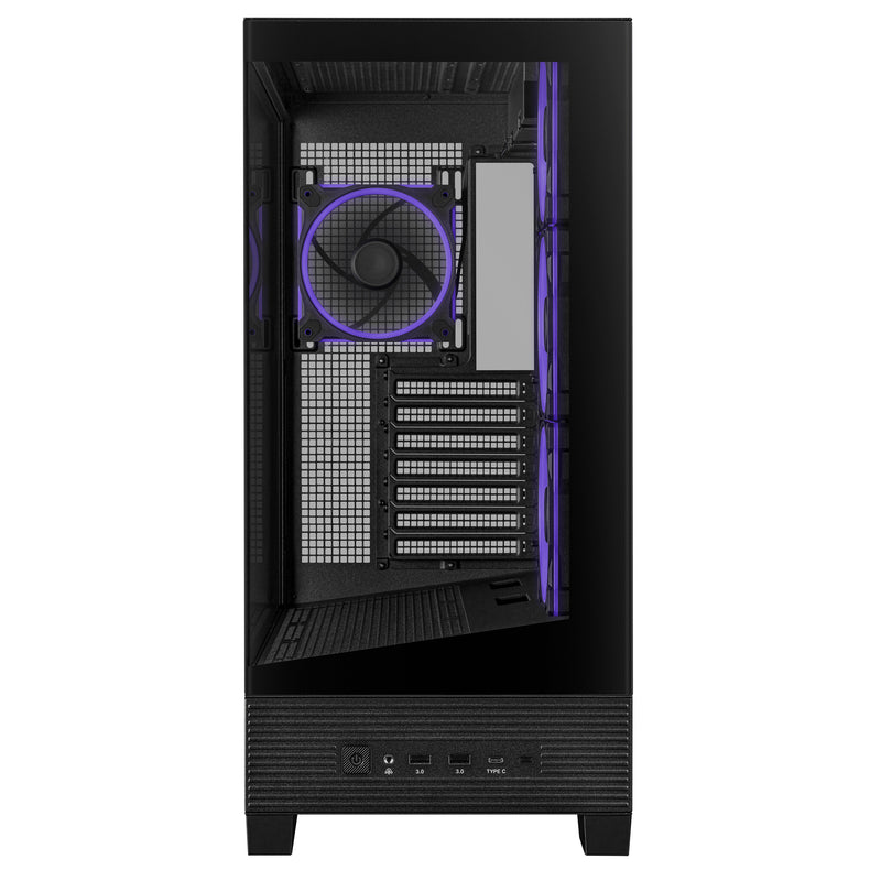 ASUS A31 Plus TG ARGB BLACK Midi Tower