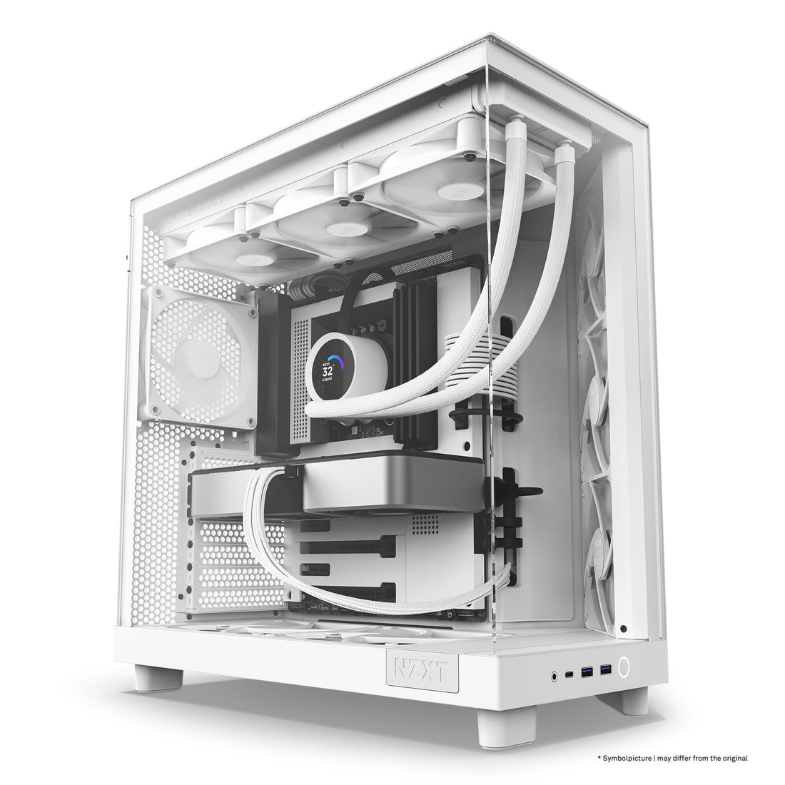 NZXT H6 Flow Midi Tower White - image 4