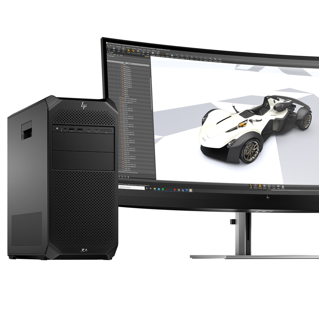 HP Z4 G5 Wolf Pro Security Edition Intel Xeon w3 w3-2435 64 GB DDR5-SDRAM 1 TB SSD NVIDIA RTX Pro 2000 Blackwell Windows 11 Pro Tower Workstation AI Workstation Black