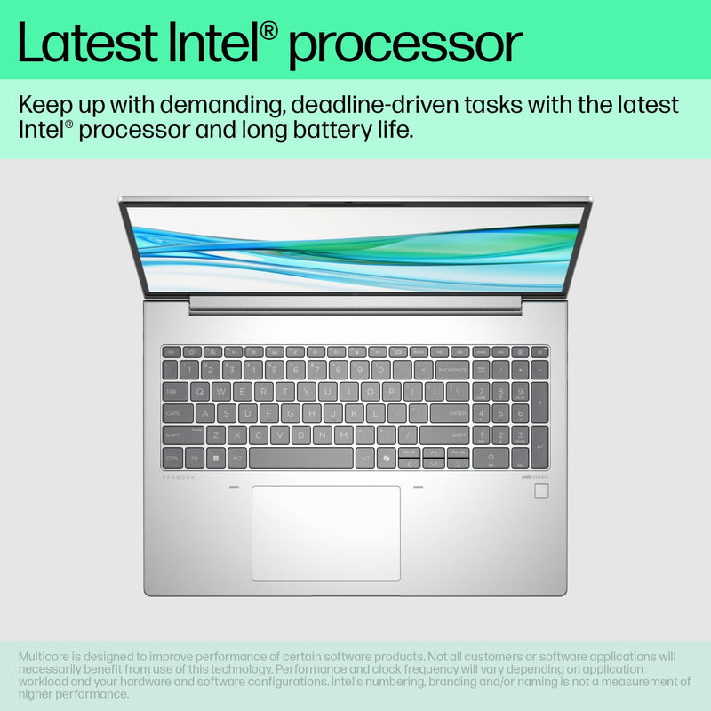 HP ProBook 460 16 inch G11 Notebook PC Intel Core Ultra 5 125H Laptop 40.6 cm (16") WUXGA 16 GB DDR5-SDRAM 512 GB SSD NVIDIA GeForce RTX 2050 Wi-Fi 6E (802.11ax) Windows 11 Pro Silver