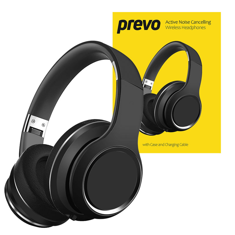 PREVO A6 Active Noise Cancelling Wireless Headphones