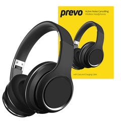 PREVO A6 Active Noise Cancelling Wireless Headphones