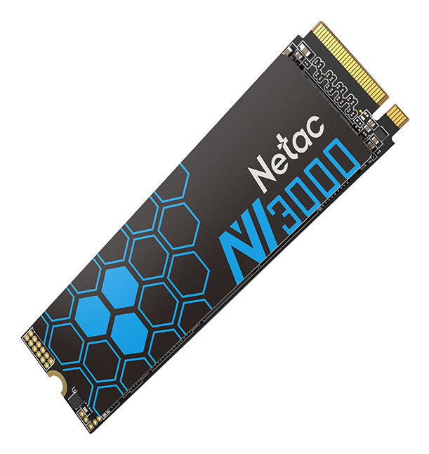 Netac NV3000 PCIe 3 x4 M.2 2280 NVMe 3D NAND SSD 500GB, R/W up to 3100/2100MB/s, with heat sink