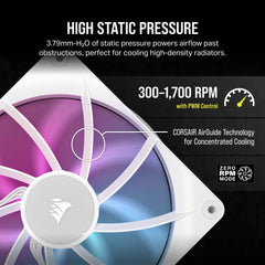 Corsair iCUE LINK RX140 RGB Computer case Fan 14 cm White 2 pc(s)
