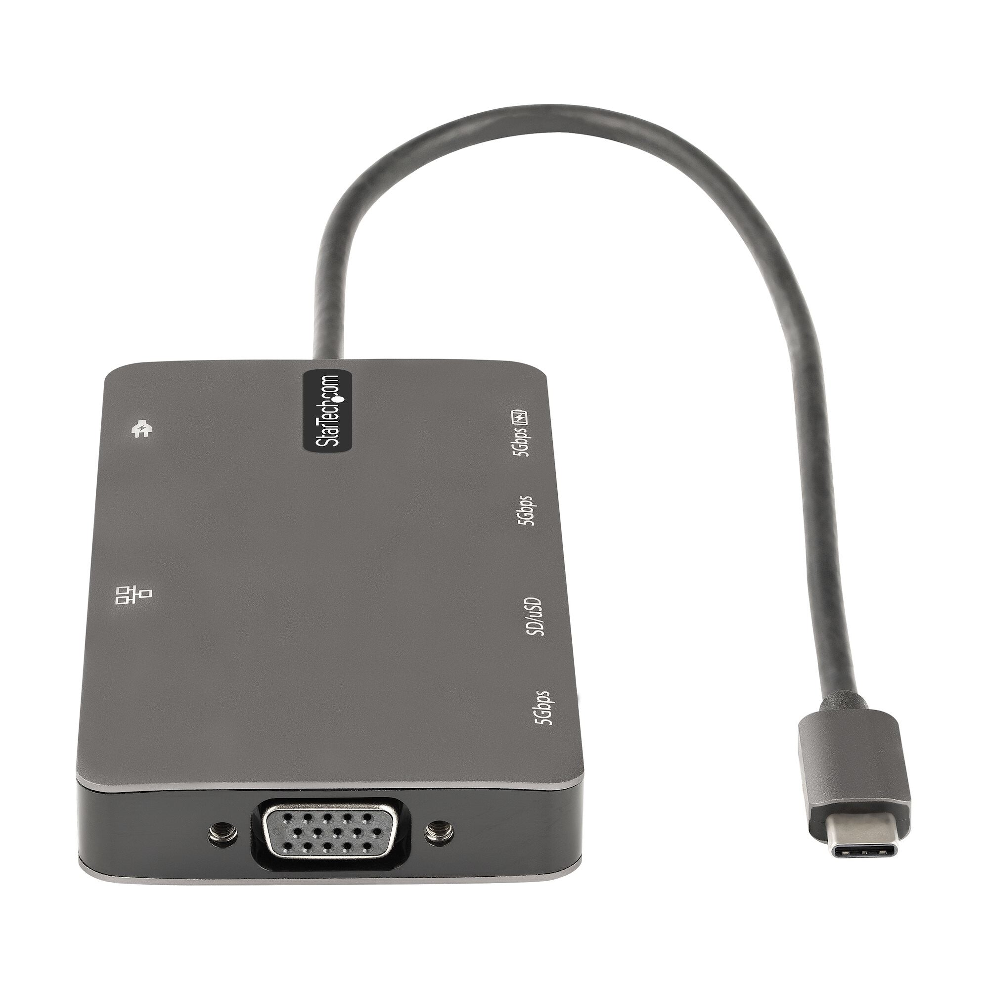 StarTech.com USB C Multiport Adapter - HDMI 4K 30Hz or VGA Travel Dock ...