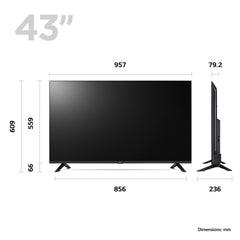 LG 43UR73006LA 109.2 cm (43