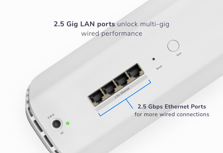 NETGEAR Orbi 870 Tri-band (2.4 GHz / 5 GHz / 6 GHz) Wi-Fi 7 White 4 Internal - image 5