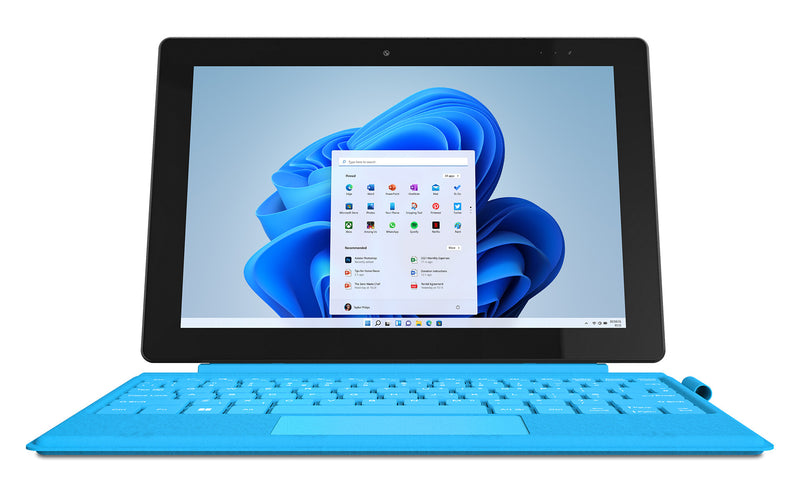 Geo Computers GeoPad 110 Intel® Celeron® N4020 Hybrid (2-in-1) 25.6 cm (10.1") Touchscreen Full HD 4 GB LPDDR4-SDRAM 128 GB eMMC Windows 11 Home in S mode Blue