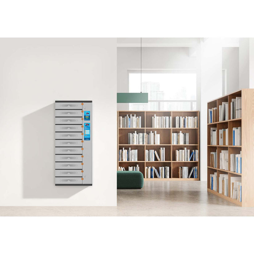 Manhattan Kiosk Laptop Charging Cabinet USB-C 65W 11-bay (individual compartment - PIN locked), Suitable for - image 2
